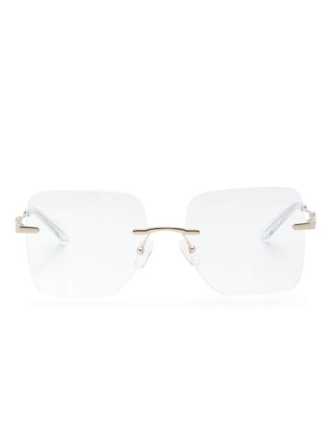 Michael Kors rimless glasses